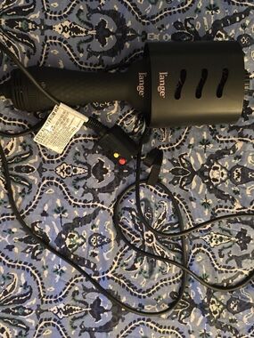 Lange Black Hair Dryer with Safety Plug